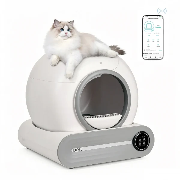 DOEL 2026 Upgrade Automatic Smart Litter Box,