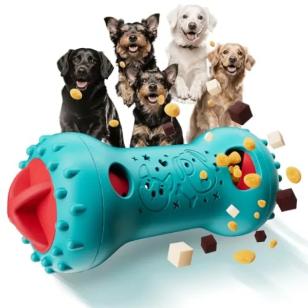 Interactive Dog Toys, Adjustable Treat Dispensing